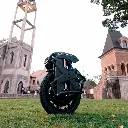 Nosfet Xeno electric unicycle on grass.webp