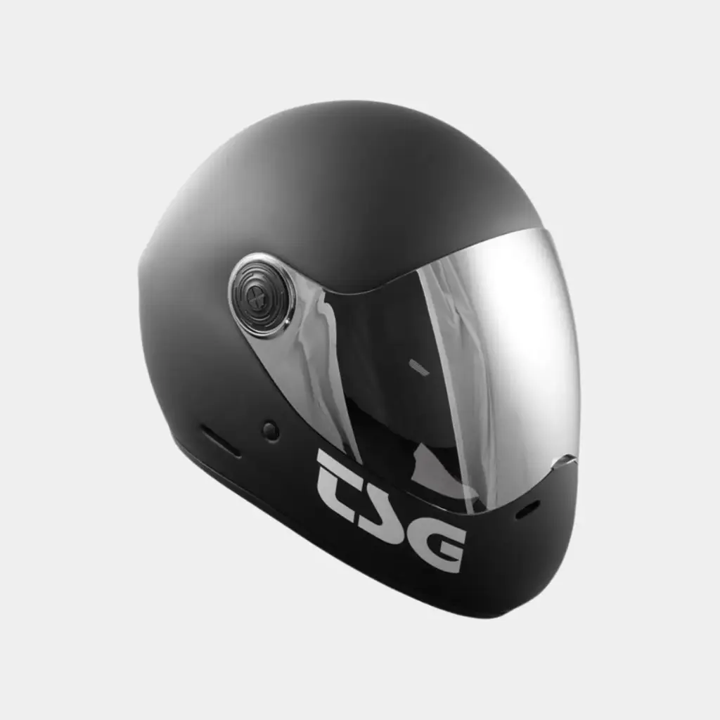 TSG Pass Pro Helmet (Matte Black, S)