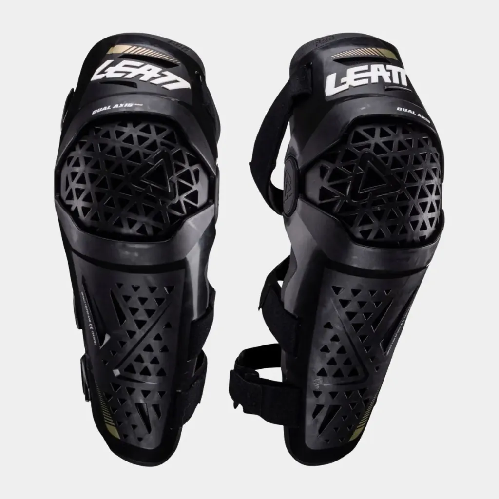 Leatt Dual Axis Pro Knee & Shin Guards - Black