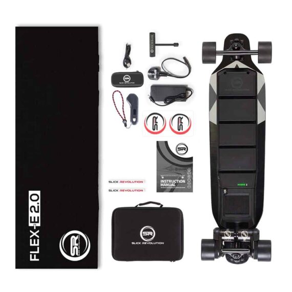 Flex-E 2.0 Electric Skateboard Kit Inclusions