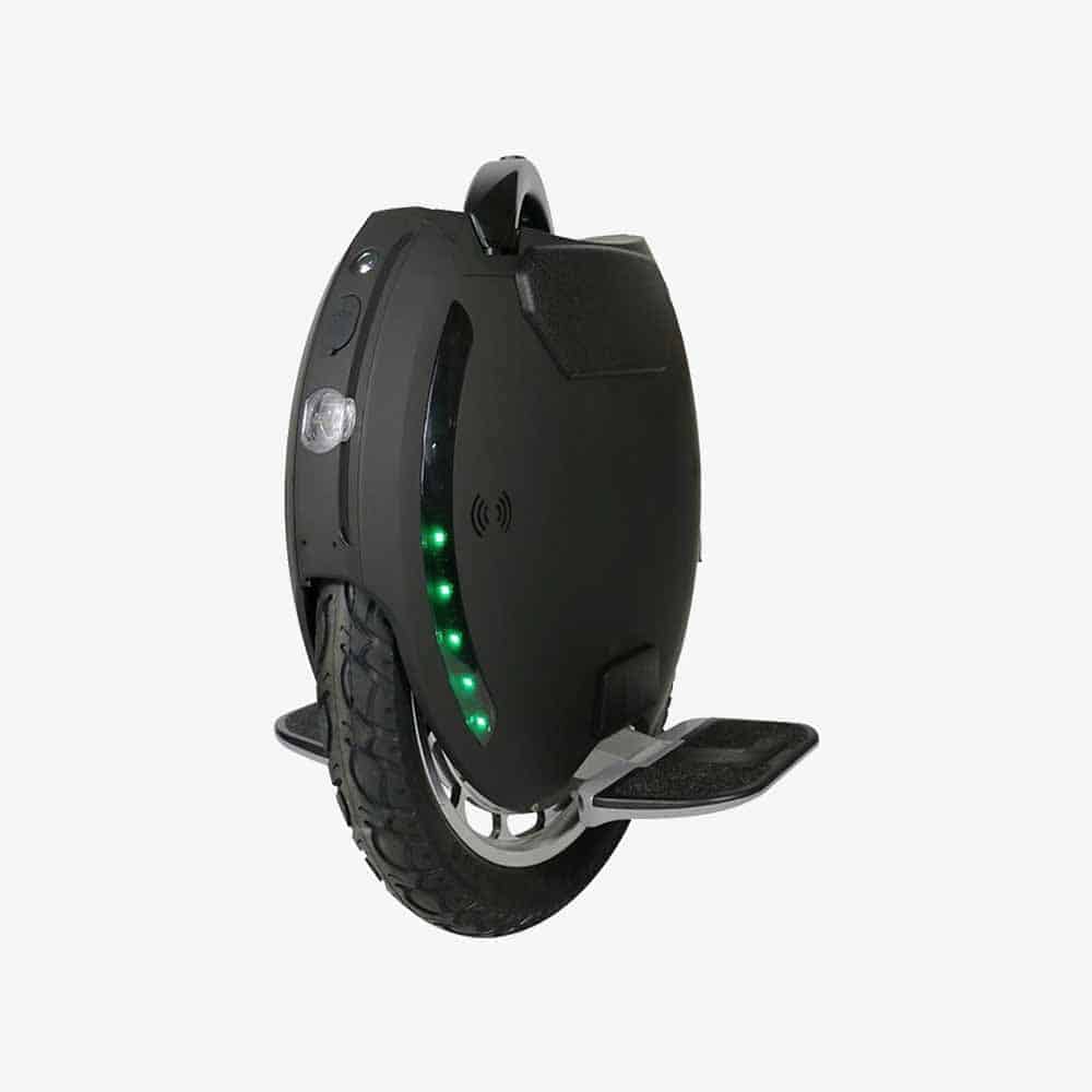 King Song KS-18 black electric unicycle front angle view