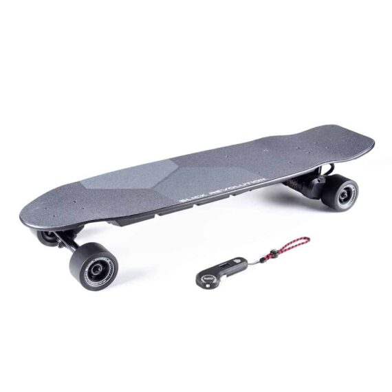Urban Kick electric skateboard with slick wheels and controller