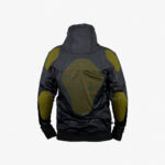 Lazyrolling Armored 2021 Black on Black Performance Hoodie back with protectors