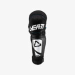 Leatt 3DF Hybrid EXT knee and shin guards black-white front