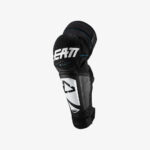 Leatt 3DF Hybrid EXT knee and shin guards black-white front left