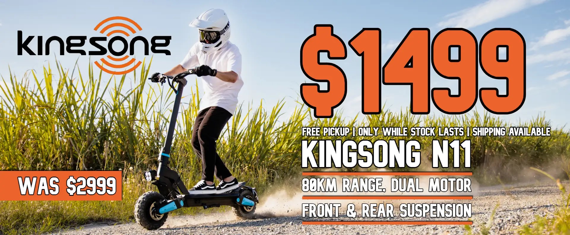 KingSong N11 Electric Scooter Banner final version