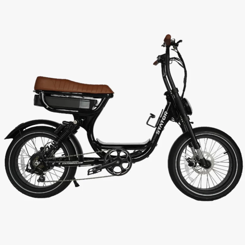 Stator Cub Pro electric bike side gloss black