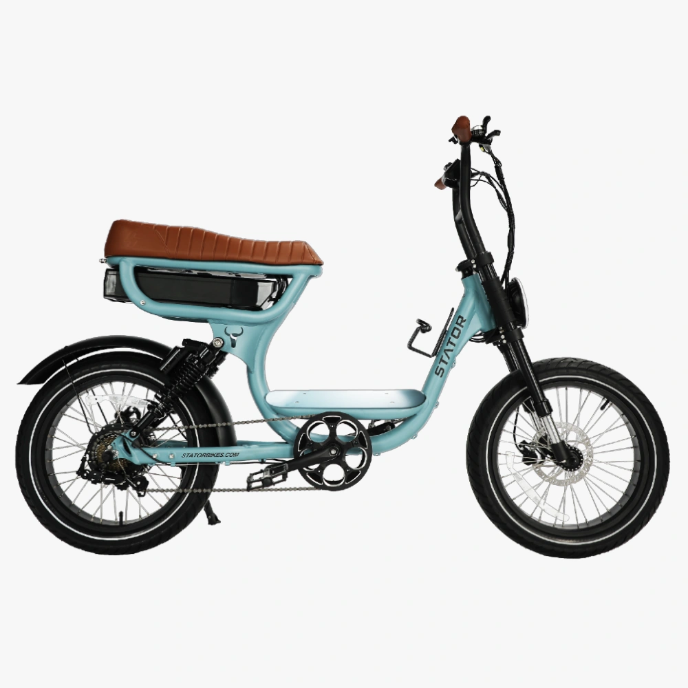 Stator Cub Pro electric bike side matt denim