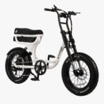 Stator Cub S White Electric Bike - front side