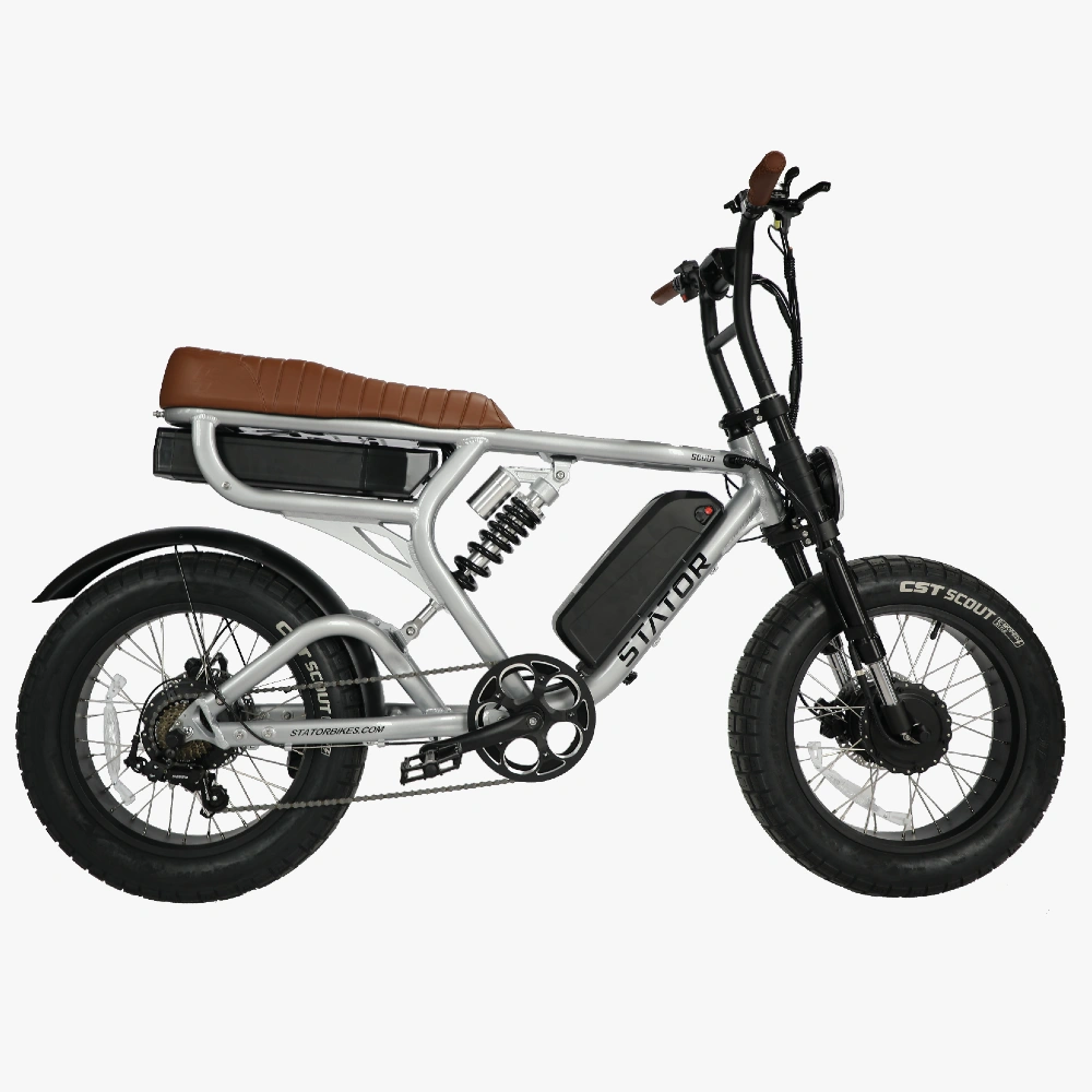 Stator Scout Pro X2 Electric Bike side silver